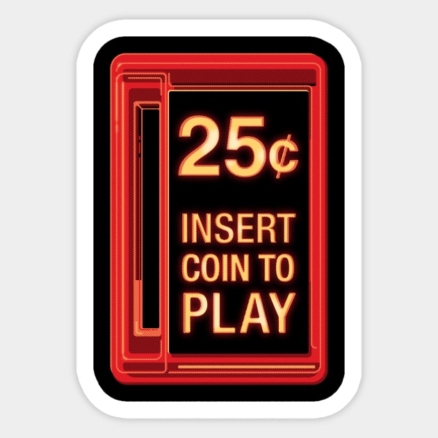 Insert Coin To Play Sticker by mannypdesign